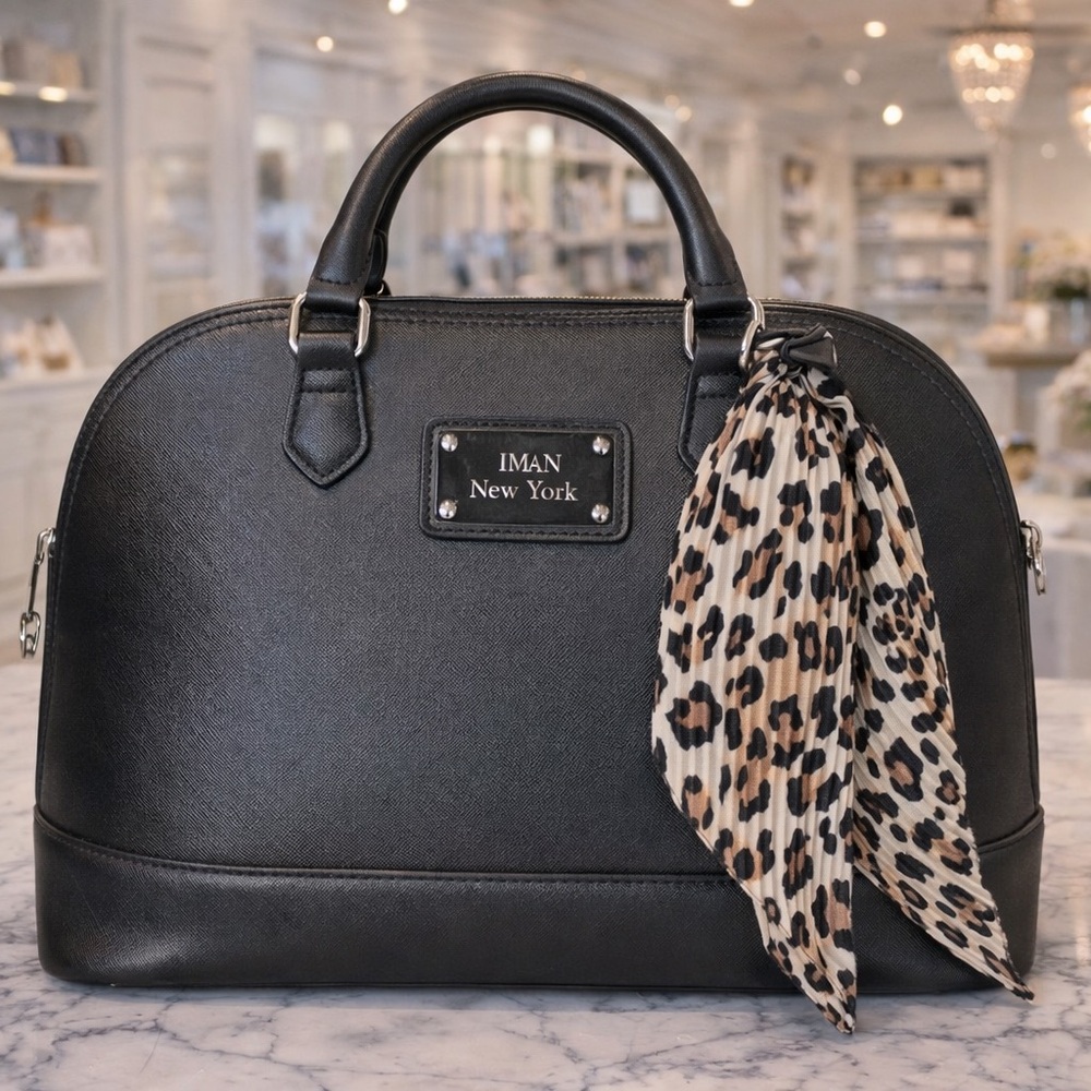 Joy Mangano St. Tropez Black Satchel